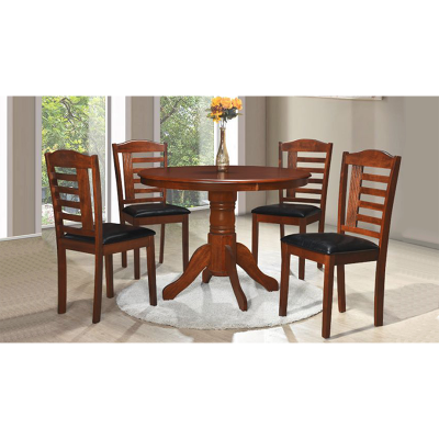 Dining set RH Dirty Oak (1 Table + 4 Chairs)