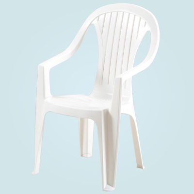 Plastic Chairs Atlantide High Back White