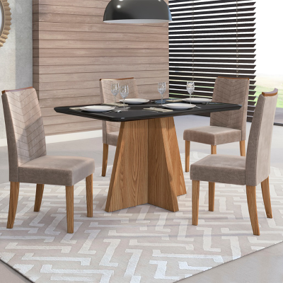 DINING SET PARMA (1 table+4 chairs)