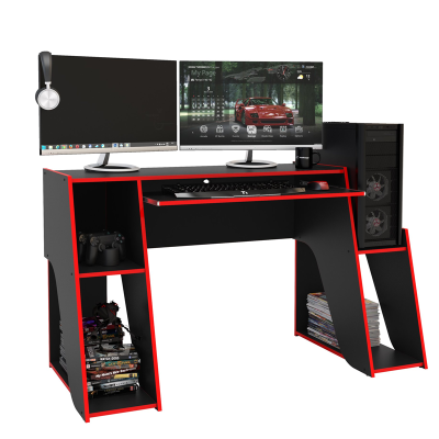 OFFICE TABLE 40180693.0002 FREMONT Black/Red