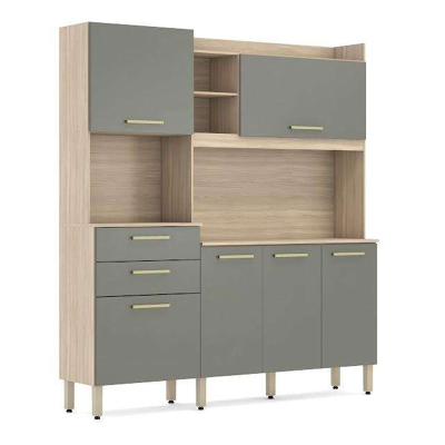 KITCHEN 96211/178 SELECT OATMEAL/MINT 6 DOORS/2 DRAWERS