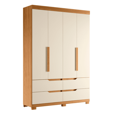 WARDROBE DOUBLE 117 GRIFE/OFF WHITE (#324047-C)