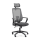 HIGH BACK REV CHAIR HT-327A GREY (#19038-GREY)