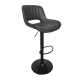 BAR STOOL MLM-620172 DARK GREY (#32907)